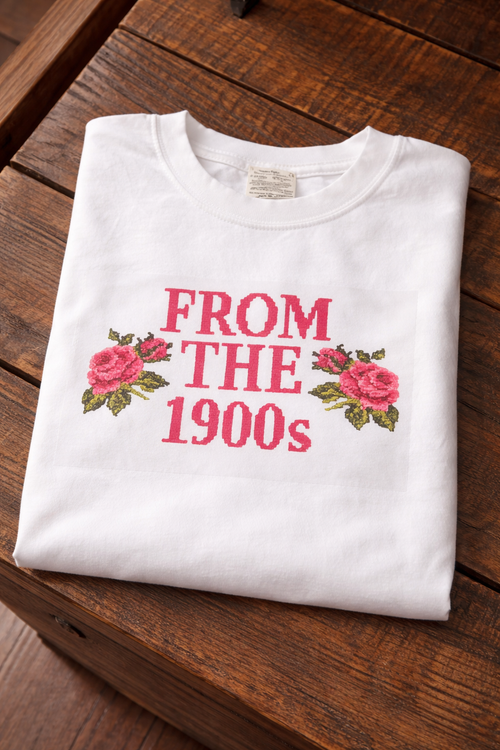 From The 1900s Comfort Colors Style Tee