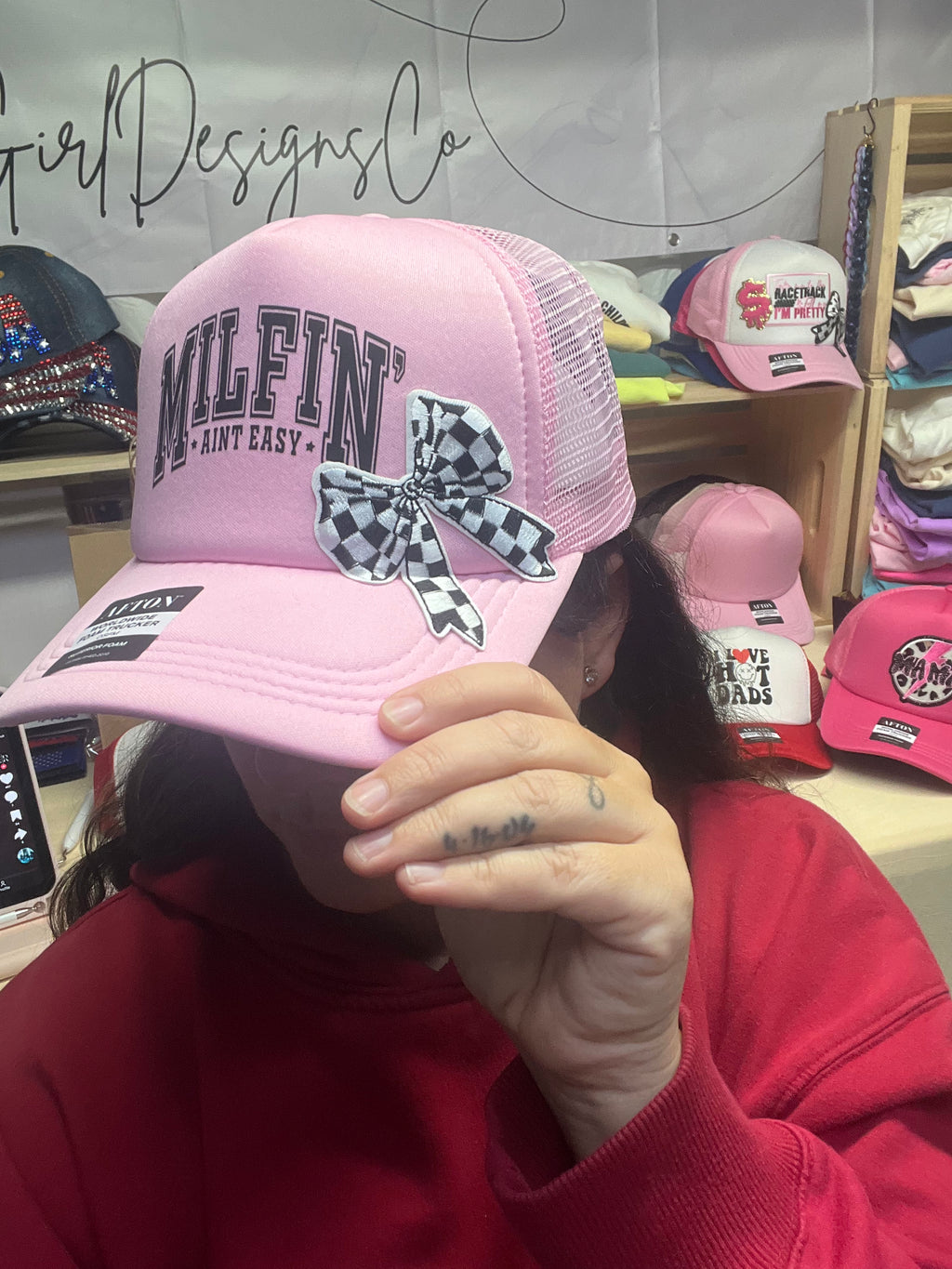 Milfin Ain’t Easy Trucker Hat