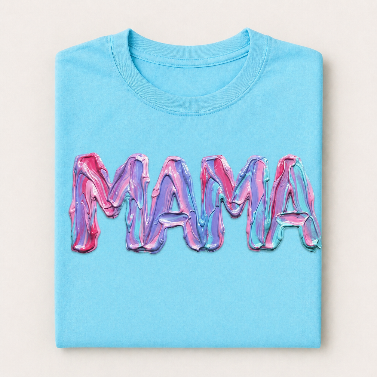 Glossy Pastel MAMA Graphic Tee