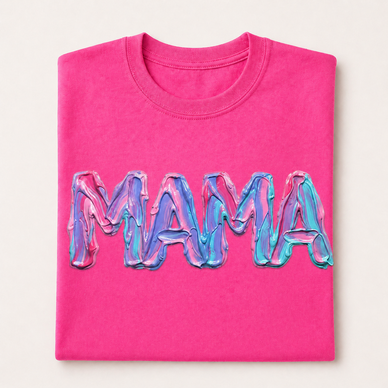 Glossy Pastel MAMA Graphic Tee